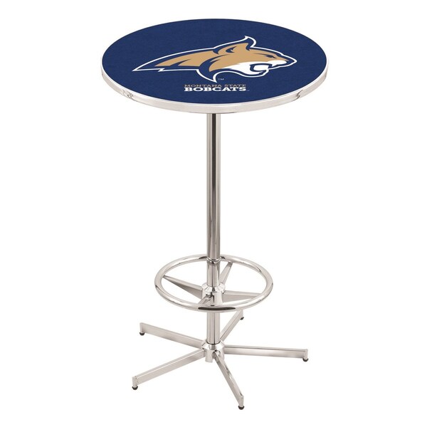 42" Chrome Montana State Pub Table